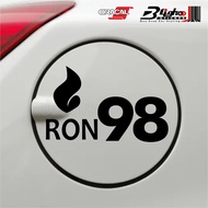 BLIGHOO - CUTTING STICKER CAR TANK RON 98 CAR STICKER VARIATIONS COOL UNIQUE QUALITY