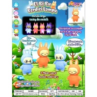 JAYA - Standing Pumpkin Doll Children's Toy - Sitting Rubber Figure Can Light Up AR 776 & AR 777