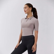 andar Softension Cropped Polo Shirt