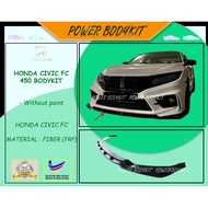 ✨ Honda Civic FC 2016-2021 450 Bodykit Material Fiber (FRP) FC450 Front Bumper Front Lip Diffuser Li