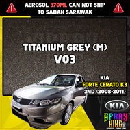 KIA Forte Cerato K3 { V03 Titanium Grey } 2nd 2008-2011 Touch Up Pen Car Spray Repair Tool Kereta Sp