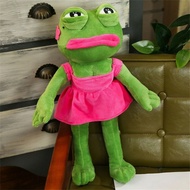 WONDAY ของขวัญวันเกิดตลก Expression Pepe Pepe กบตุ๊กตาสีเขียว45ซม. ตุ๊กตาหมอน Sad Frog Plush ตุ๊กตาส