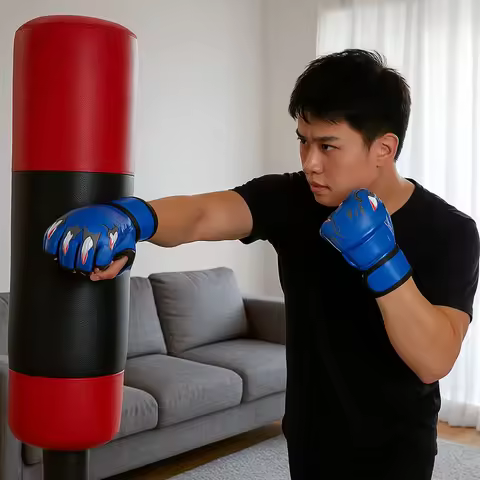 Professional Boxing Gloves Half Finger Wear Resistant Training Gloves Thicken Padding Fighting Glove