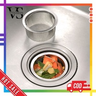 Kitchen Sink Strainer / Sink Drain Strainer / Kitchen Sink Filter Stainless Dish Washing Sink Strain