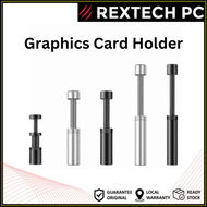REXTECH Aluminum GPU Holder Stand Graphics Card Stand Magnetic Adjustable ITX M-atx ATX Case GPU Bra