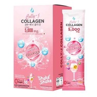 Colly J Collagen คอลลี่เจ คอลลาเจน คอลลาเจนผิวขาว คอลลาเจนกระดูก คอลลาเจนหน้าใส 5000mg. 1 กล่อง มี 1