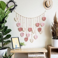 Ready stock Leaf Tapestry Living Room Wall Decoration Bedside Decoration Sofa Bohemian Wall Pendant 