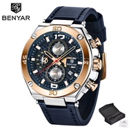 BENYAR 2025 New quartz mens watches Multifunction sport chronograph watch men top luxury brand wrist