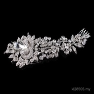 Flower Diamond Foreign Trade Alloy Rose Headdress Jewelry Korean New Style Hair Comb Bridal Hair Com