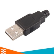 USB A Male 4P Jack + Case Connector Wire