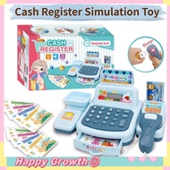 Cashier Machine Toys Pretend Play Set Supermarket Cash Register Casher Mainan Budak Perempuan Lelaki