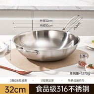 Chảo Chống Dính Không Khói Bằng Thép Không Gỉ 1810 Chảo Nấu Ăn Bằng Gas Chảo Nấu Điện Từ Chảo Nấu Bằ