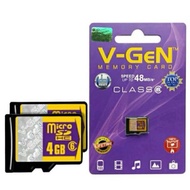 Memory V-gen 4GB Class 6 Series Speed Up To 48mb/s