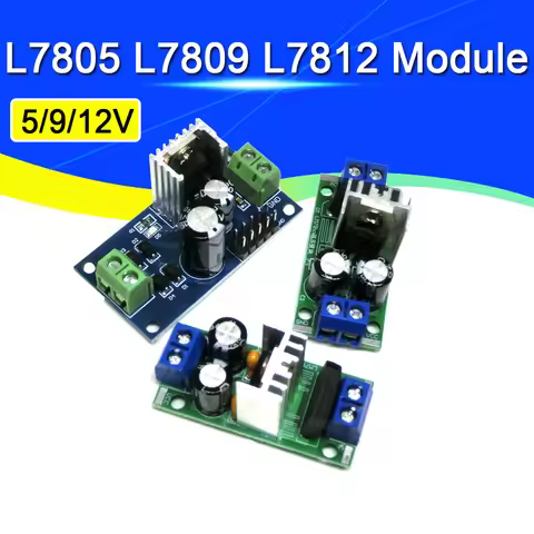 1/5/10Pcs LM7805 LM7806 LM7809 LM7812 DC/AC Three Terminal Voltage Regulator Power Supply Module 5V 
