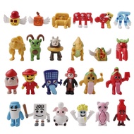 24Pcs Game Steal A Brainrot Figures No.9 No. 67 House Doll Toy Italian Brainrot Model Chair Figurine