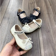 Shoes for girls with bow tie, lovely princess style, soft sole, hugs the feet HAI-MV