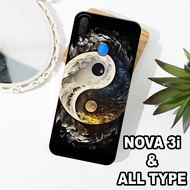 G25 - HUAWEI NOVA 3i Silicone - HUAWEI NOVA 3i pro camera Softcase - DRAGON Motif - Flexible rubber 