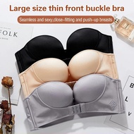 Strapless Bra with Clear Straps Seamless and Comfortable