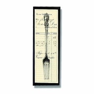 Vintage Collection - Cutlery 1 , Giclee Art, Small size giclee wall art of the kitchen ware