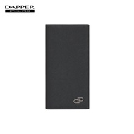 DAPPER กระเป๋าสตางค์ DP Iconic Saffiano Breast Pocket Wallet สีดำ