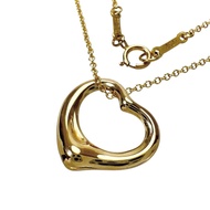 สร้อยคอรูปหัวใจเปิดรุ่น Elsa Peretti ขนาดเล็ก จาก TIFFANY&Co./Tiffany ทองคำ 18YG น้ำหนัก 3.1 กรัม คว