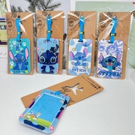 Stitch Luggage Card Holder Card Stitch Star Treasure Blue Bunny Luggage Elevator Access Control _ Xi