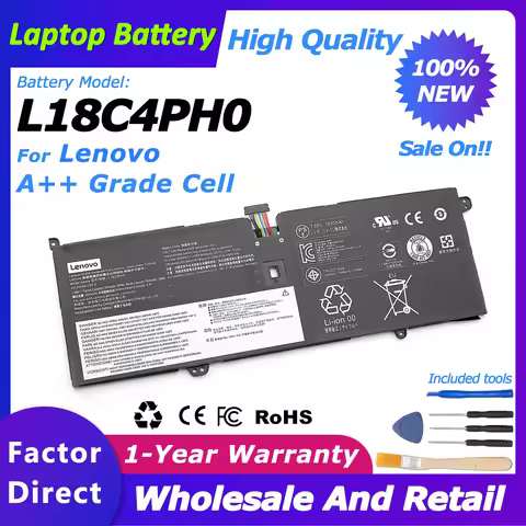 L18C4PH0 New L18C4PH0 Laptop battery For Lenovo Yoga C940/14IIL/81Q9/2ICP5 series 7820mah/60wh