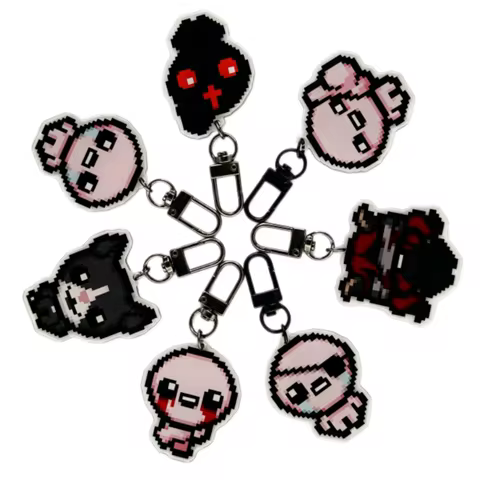 The Binding of Isaac Peripheral Keychain The Forgotten Lazarus Magdalene Bethany Esau Apollyon The L