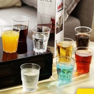 🇸🇬 Disposable Aviation Cup | Thick Plastic Acrylic Glass Party Coffee Tea Whiskey Wine Beer Sake Soj