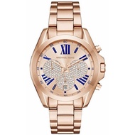 Authentic Michael Kors Chronograph Rose Gold Dial Rose Gold Stainless Steel Watch MK6321 Jam Tangan