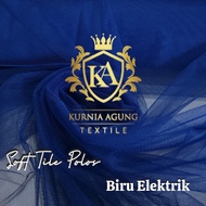 Kain Tile Polos Halus Jatuh Meteran Mewah Bahan Gamis Wanita Kekinian Soft Tulle Rok Tutu Dress Gaun