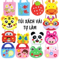 DIY felt handbag - Craft game for children DIY Craft