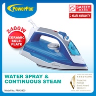 PowerPac Steam Iron with Ceramic Soleplate Heavy Duty Iron Non Stick Iron (PPIN2400)