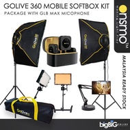 SPECIAL PROMO - ONSMO GOLIVE 360 Mobile STUDIO LIGHTING KIT with GLB MAX MIC KIT