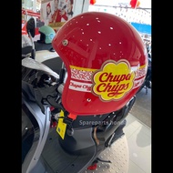 หมวกกันน็อก H2C HELMET OPEN FACE SERIES 2021– CHUPA CHUPS RED สี