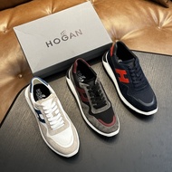 I0YR Hogan 2025Autumn and Winter New Genuine Leather Men's Sports Casual Shoes Fashion Versatile Hig