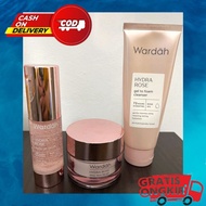 [BISA COD] 3IN1 PAKET WARDAH Hydra Rose Dewy Aqua Day Paket Lengkap Full Regime / Moisturerizer Day Gel / Cleanser / Toner/ Seserahan Makeup, Seserahan Wardah, Paket Wardah/Dewy Skin Starter Kit mini/travel size/Anti Pores &amp; Acne Clay/Rose Petal Infus