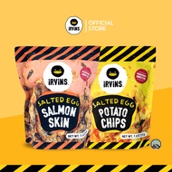 IRVINS Duo Set ชุดคู่ซี้ขายดี (หนังปลาทอดกรอบมันฝรั่งทอดกรอบหนังปลาแซลมอนทอดกรอบ)