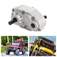 Soxii RC Transfer Case High Strength Aluminum Alloy Gearbox Replacement for D90 1/10 Model Climbing 