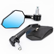 7/8" 22mm Motorcycle Rearview Mirror Universal Handlebar Mirror Rear View Mirror For Honda GSXR ER6N