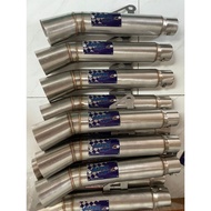 AUN Super Open Stainless pipe 50/ 51mm - Canister/Exhaust AUN Only