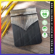 Đàn kalimba 21 phím màu đen QUYNHLEMO bo tròn hai góc tặng kèm búa túi rút giấy dán khăn lau tài liệ