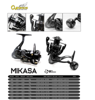 OPASS MIKASA SPINNING REEL 800-6500