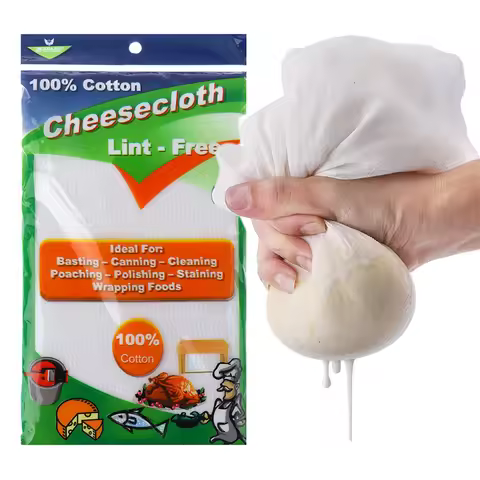 4Yard ~1.5Yard Cheesecloth Reusable Unbleached Precut Strainer Muslin Cloth for Cooking Baking Juici