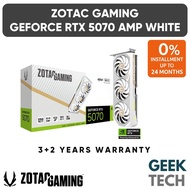 ZOTAC GAMING GeForce RTX 5070 AMP White Edition 12GB GDDR7 GPU Graphics Card - NVIDIA SFF-Ready