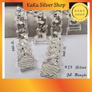 New Design Original 925 Silver 540/580 JL Bracelet Bangle For Men | Gelang Tangan Bangle Lelaki Perak 925 | Ready Stock