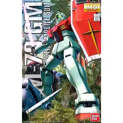 Bandai MG RGM-79 GM Series Ver.1.0 Ver.2.0 Mobile Suit Gundam White Orange Light Cyan Red EFSF Mass 