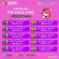 MLBB JOKI BOOST LOW TIER