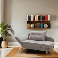 Uno Grey Fabric Storage Sofa Bed