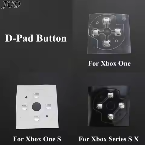 JCD 2PCS Replacement D Pad Button Metal Snap Dome PCB Board Conductive Film Sticker For Xbox One S /